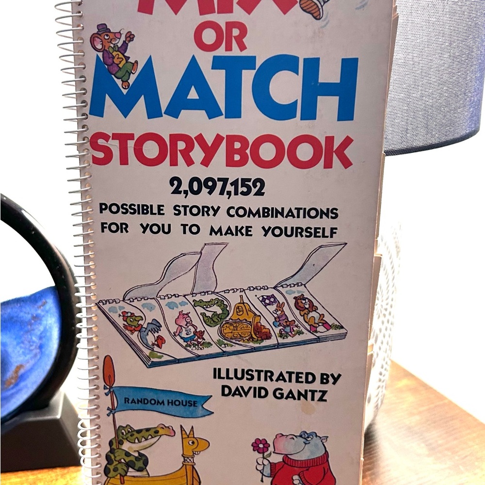 1973 Mix or Match Storybook by David Gantz